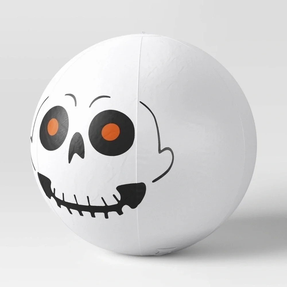 NIB. HYDE & EEK! 32” Light Up Inflatable Skull